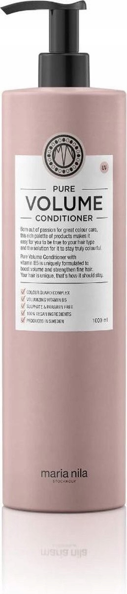 Maria Nila Pure Volume Odżywka 1000ml – Idealna dla cienkich włosów