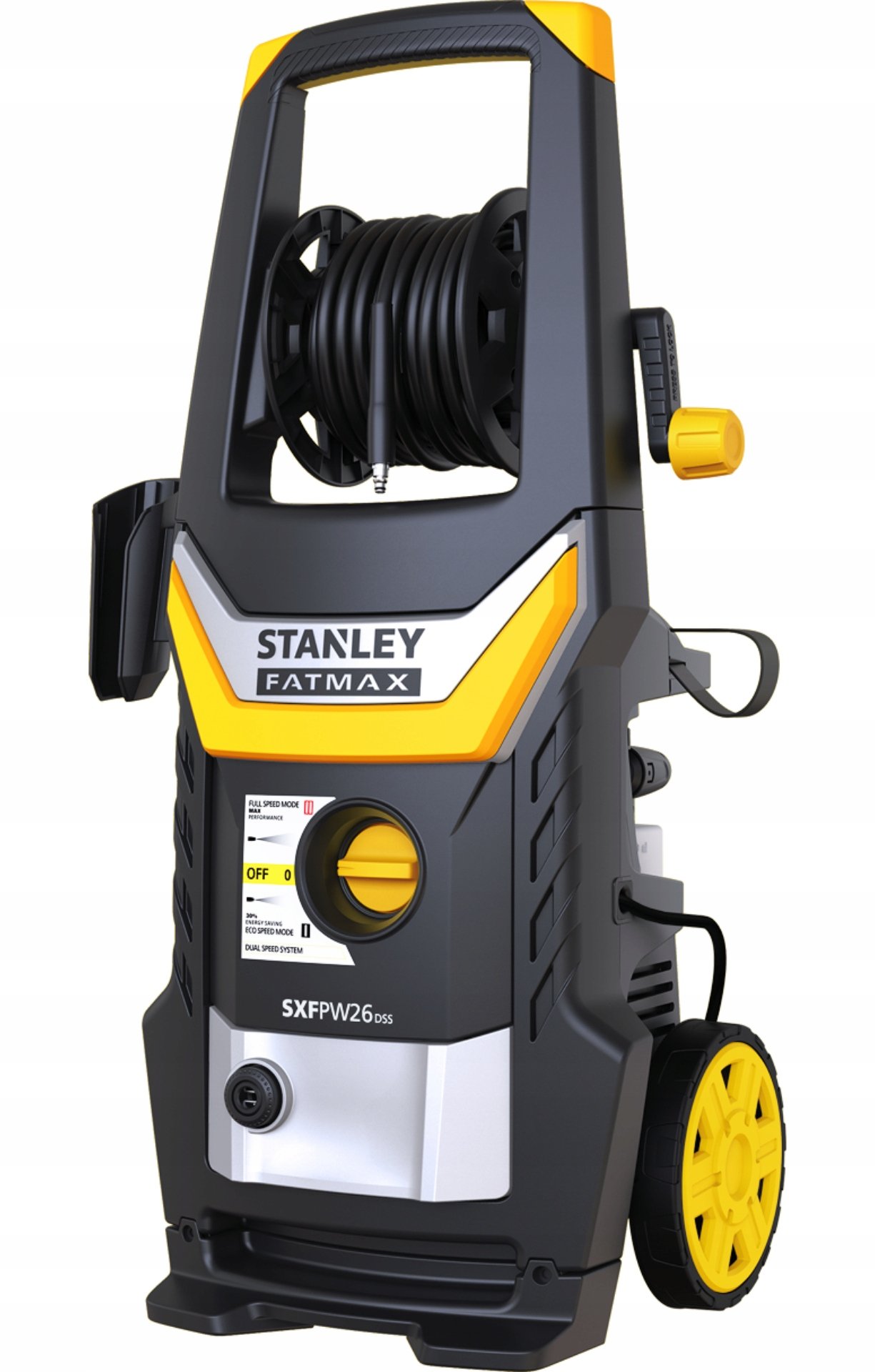 Wysoka mobilność – Długi wąż wysokociśnieniowy i łatwe podłączenie