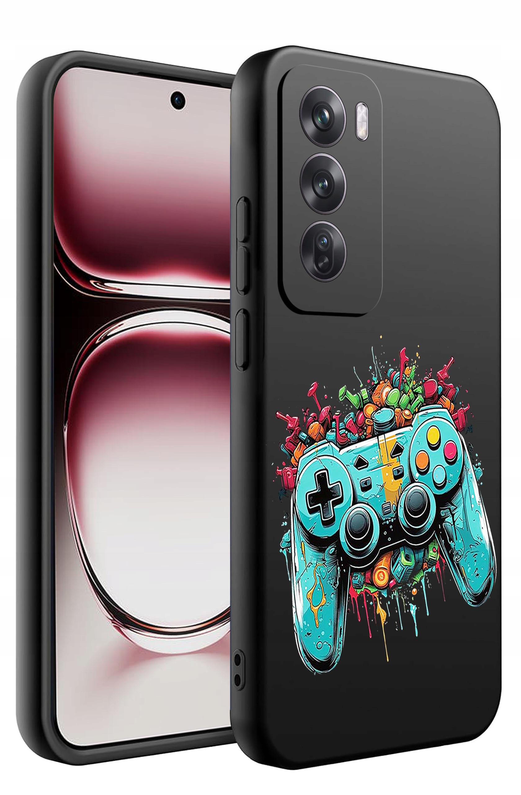 Etui silikonowe Matt Case do Oppo Reno 12 5G – Styl i ochrona w jednym