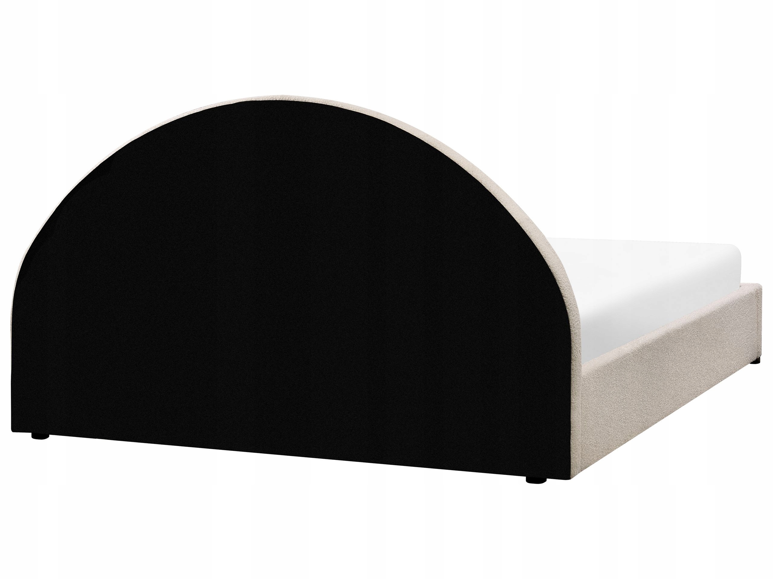 Łóżko z pojemnikiem Boucle CHADENET 180 x 200 cm – Elegancja i funkcjonalność w Twojej sypialni