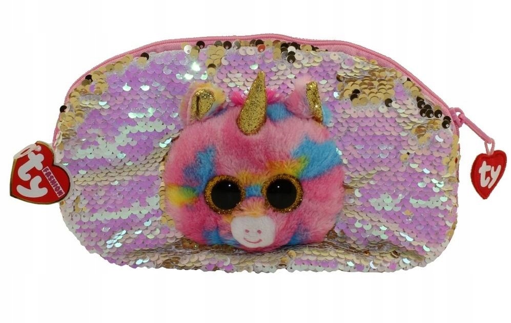 TY TY Fashion Sequins cekinowa torebka nerka FANTASIA - jednorożec 95801 TY – Stylowy dodatek dla małych dziewczynek