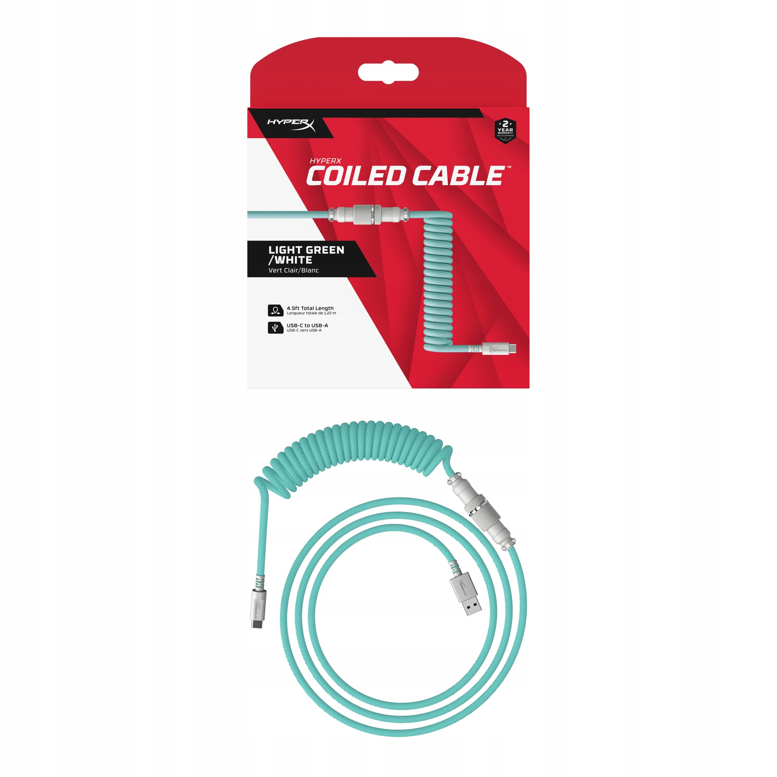 Kabel USB-A - USB-C 1.4 m Jasnoniebieski (6J681AA) – Wysokiej jakości połączenie dla Twojego sprzętu