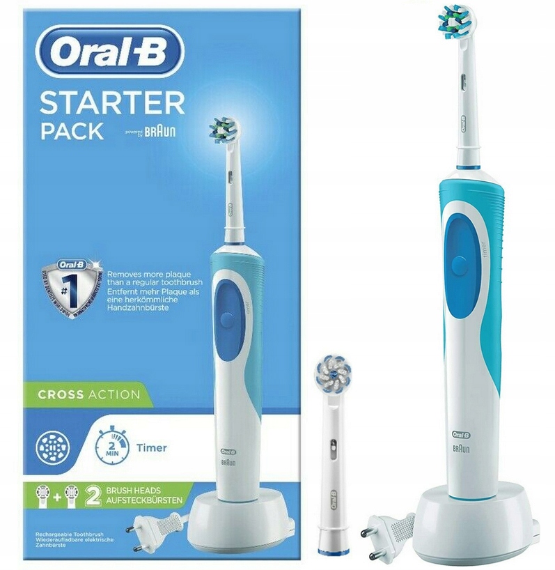 Oral-B Vitality CrossAction Starter Pack – Twoje codzienne wsparcie w higienie jamy ustnej