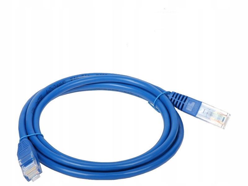 Patchcord UTP kat 5e 1.0m niebieski - KKU5NIE1 – Idealne połączenie dla Twojej sieci