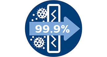 Filtr antyalergiczny o skuteczności filtracji 99,95%