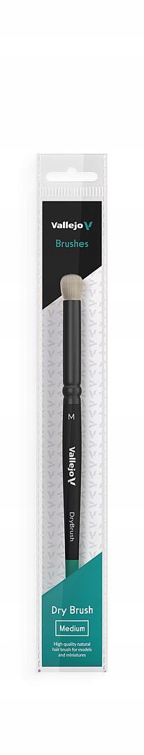 Pędzel Vallejo B07002 - Dry Brush Natural M*