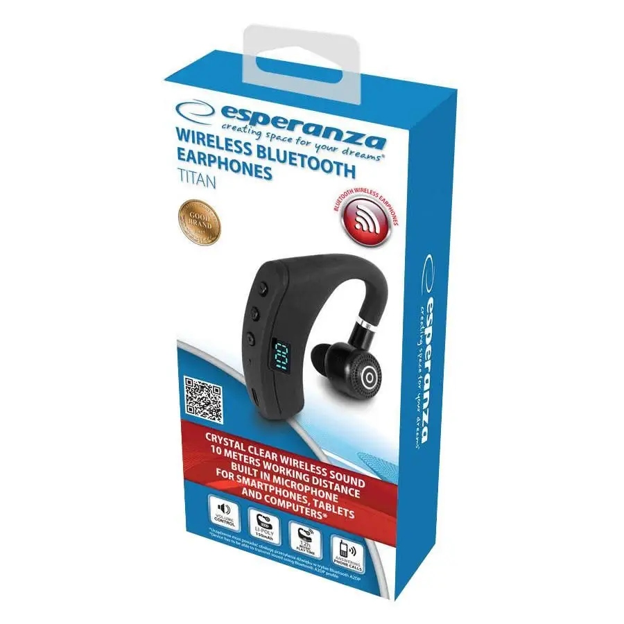 Bezprzewodowa słuchawka douszna Bluetooth Titan – Idealne rozwiązanie dla kierowców
