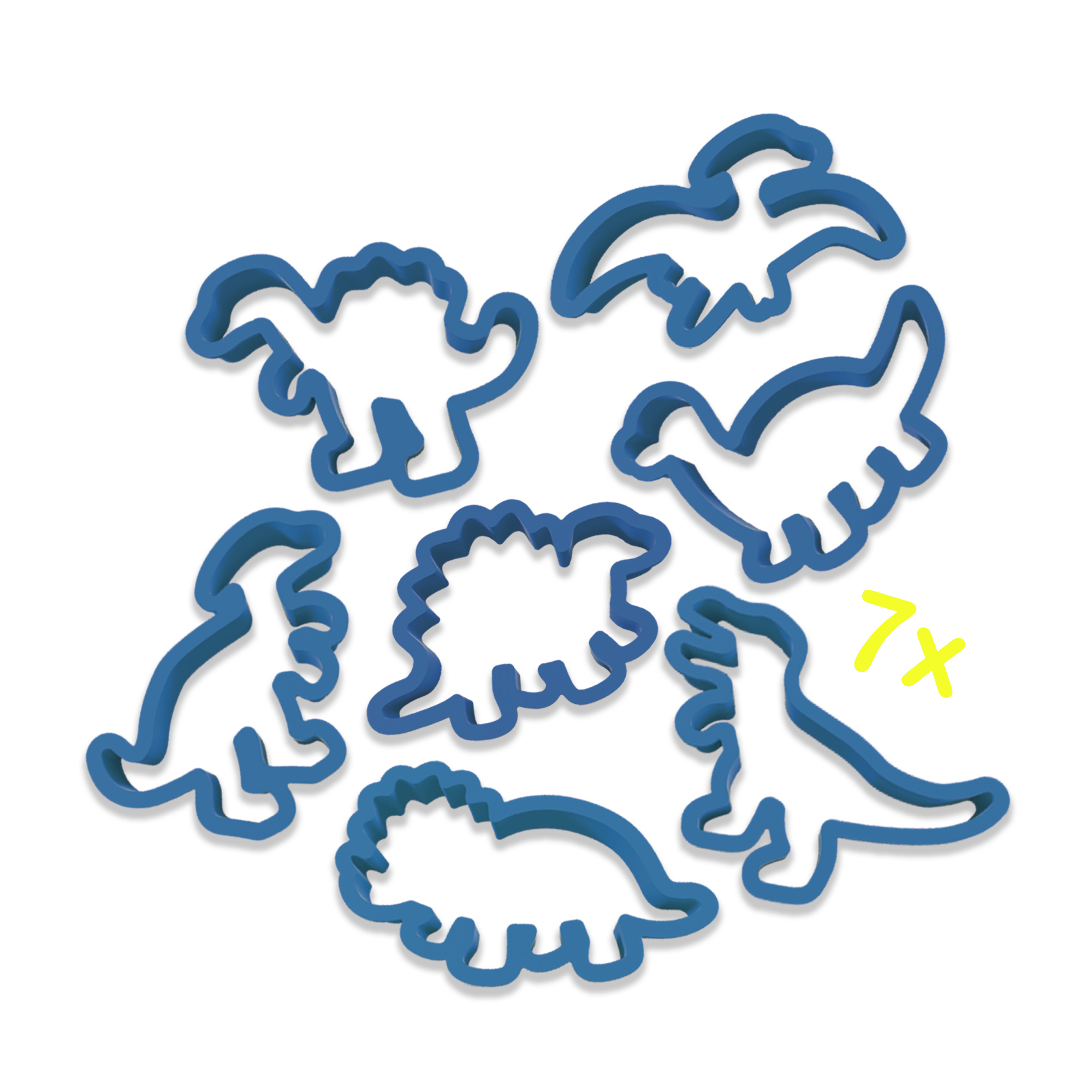 Foremki w kształcie dinozaurów – Twórz własne figurki