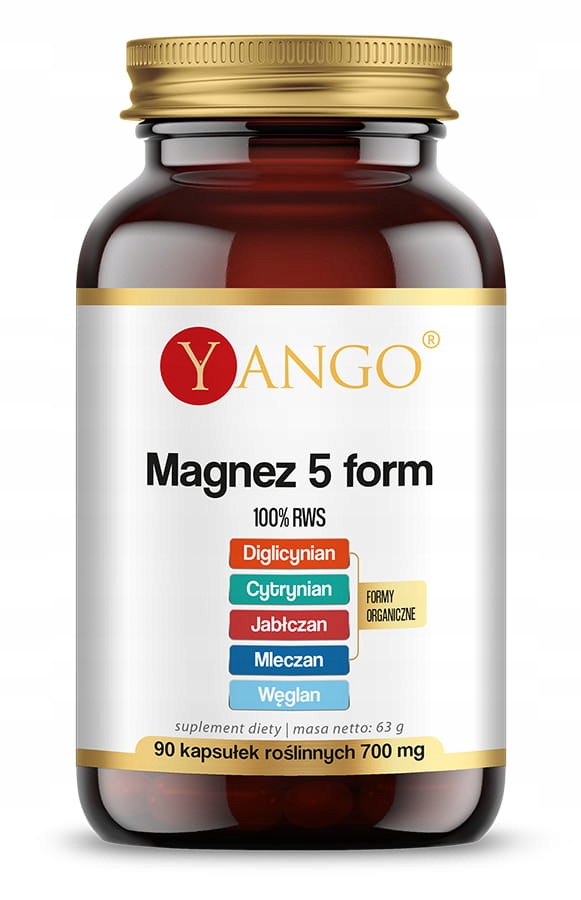 YANGO Magnez 5 Form* – Suplement diety dla zdrowia i witalności