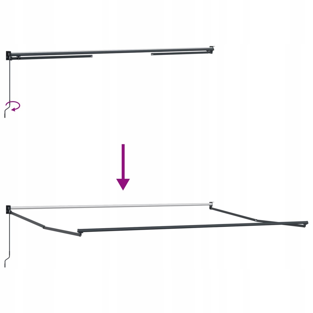 Stabilna konstrukcja z aluminiowej ramy