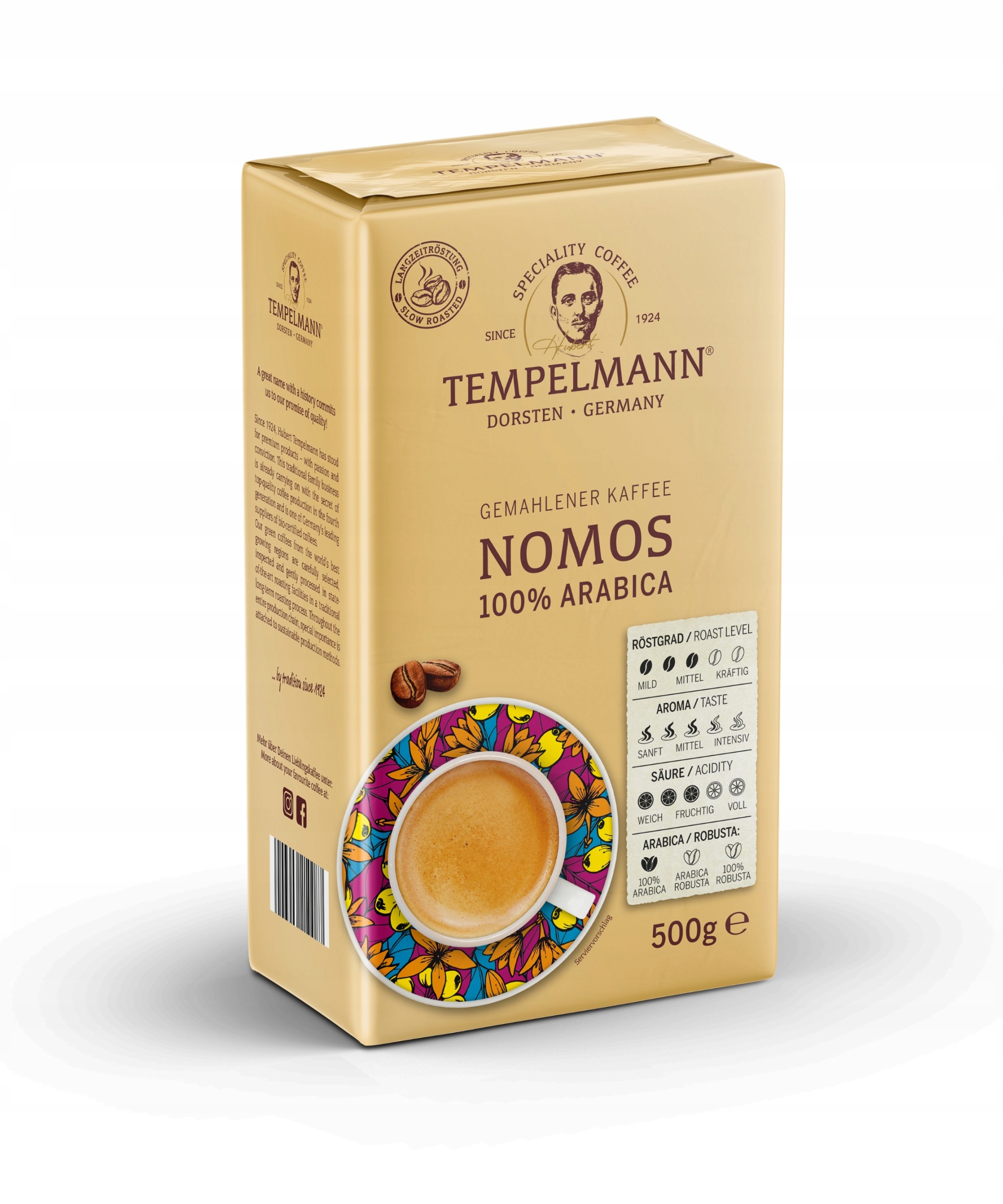 Sposoby zaparzania kawy TEMPELMANN Nomos