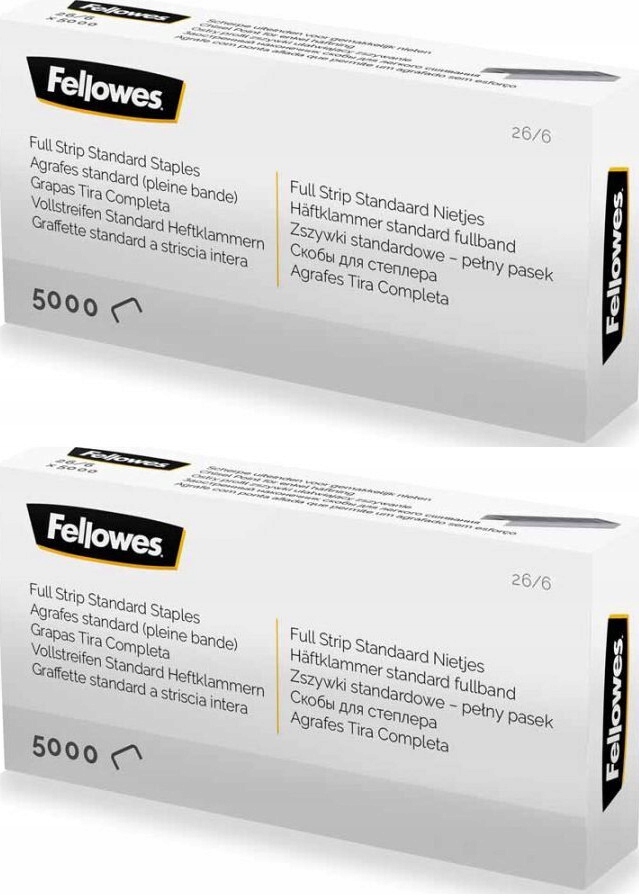Zszywacz Fellowes Zszywki Fellowes 26/6 (5000) – Niezawodna jakość dla biura