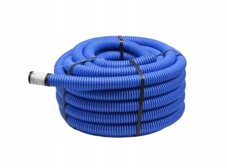 Rura karbowana AROT 50mm dwuwarstwowa osłonowa do ziemi peszel z pilotem 450N HDPE niebieska 10m RDG ELMARK – Idealna ochrona kabli