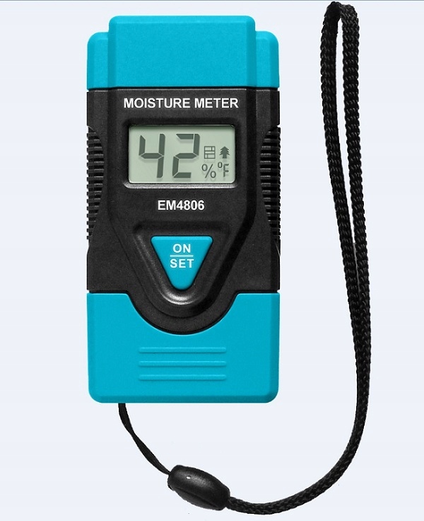 Funkcjonalność 3w1: pomiar wilgotności drewna, materiałów budowlanych i temperatury