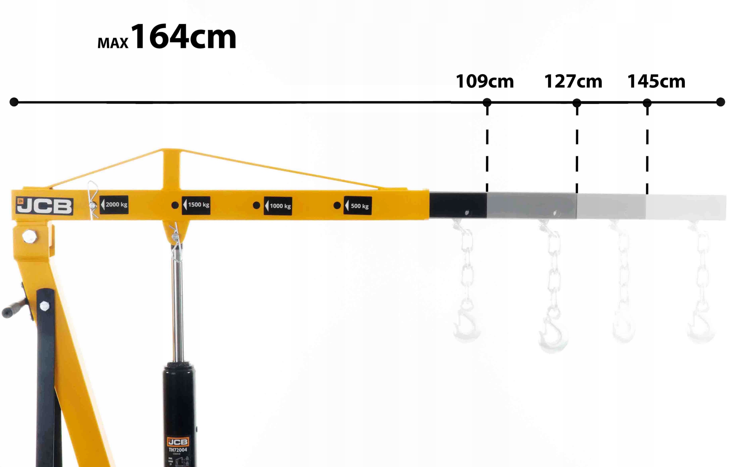 Regulacja udźwigu na 4 poziomach