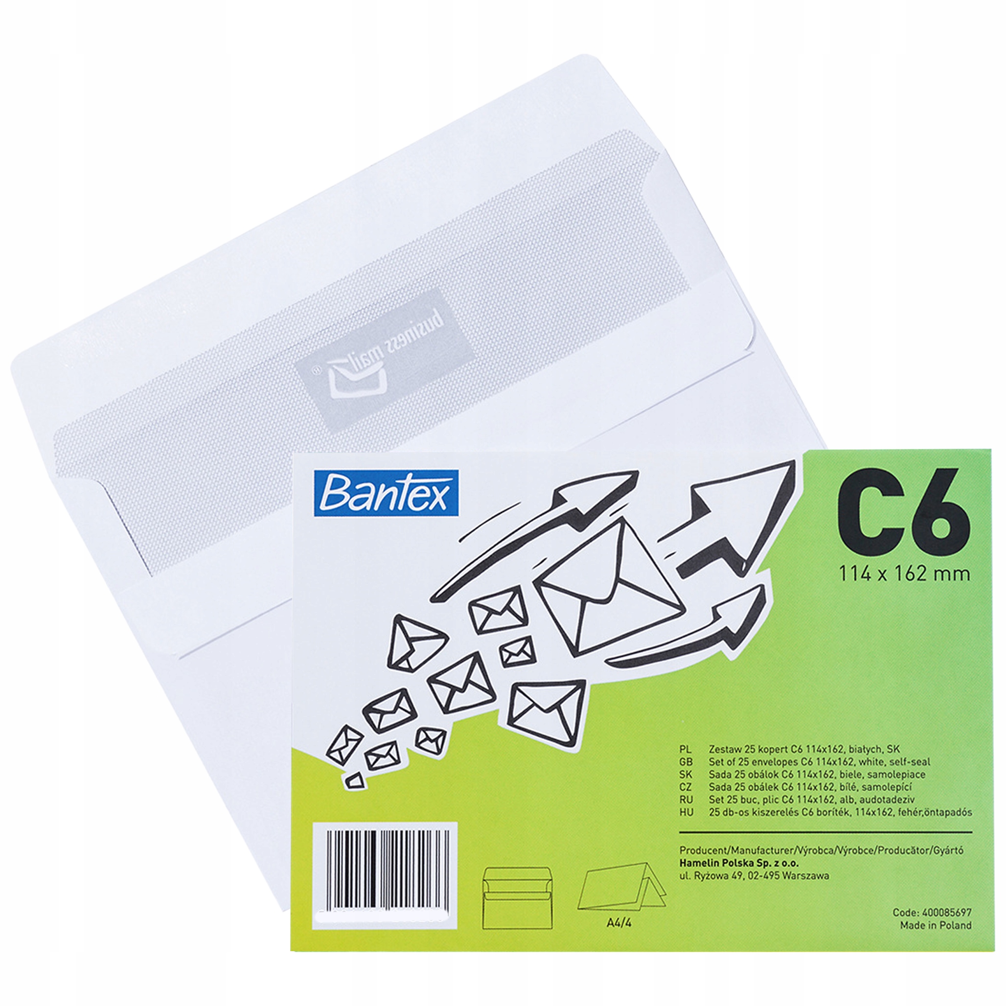 Zastosowanie kopert C6 BANTEX w biurze i życiu prywatnym