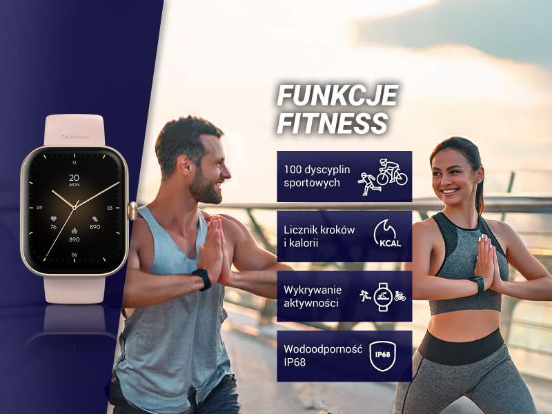 Elegancki smartwatch Hama na każdą okazję