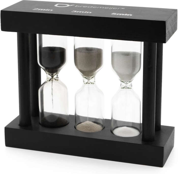 Kolorowy piasek dla łatwego rozróżniania czasów