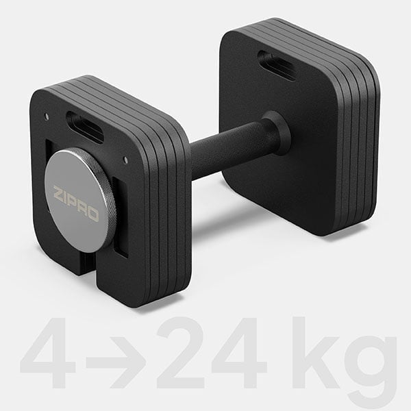 ZIPRO Hantla z regulacja obciążenia 24 kg