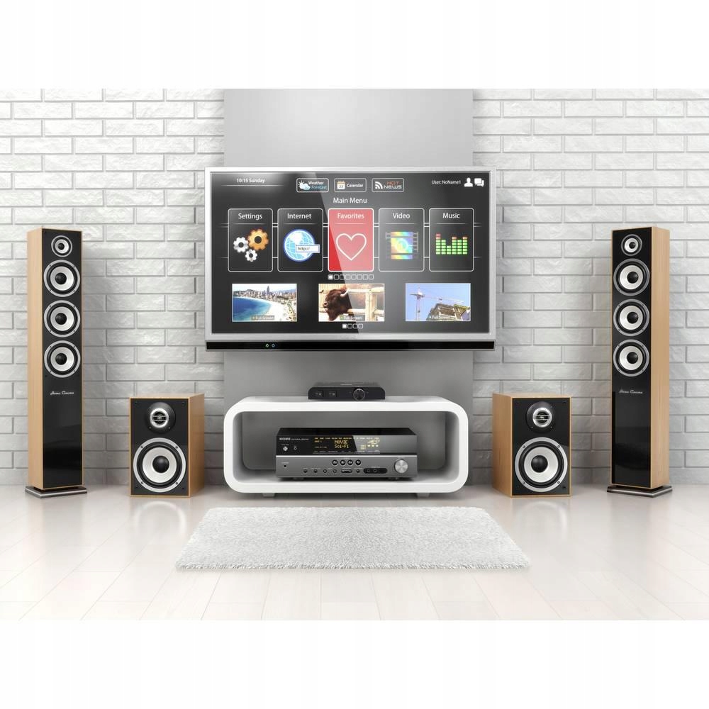 Funkcjonalność 2-portowego przełącznika głośników