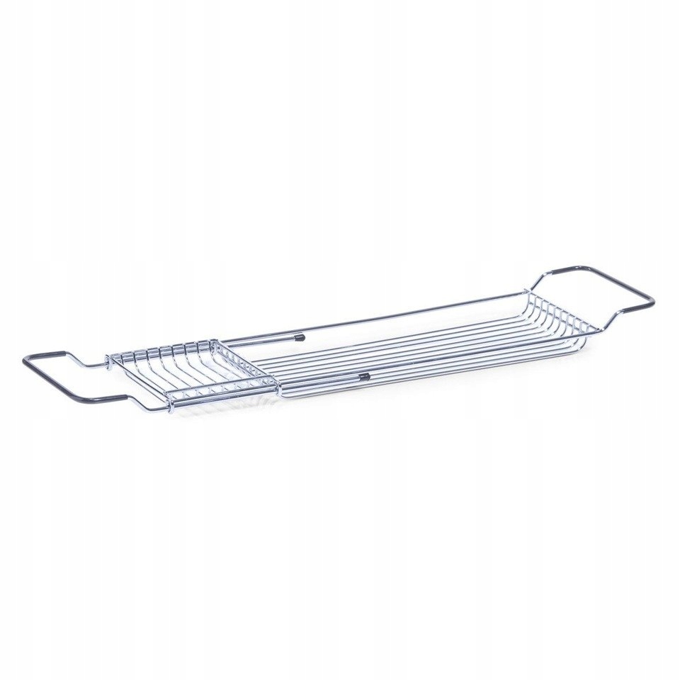 Półka łazienkowa na wannę z regulacją - stal chromowana, ZELLER