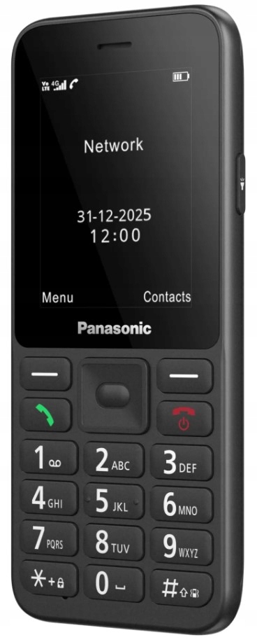 Panasonic KX-TU260EXB – Telefon komórkowy dla seniora z 4G