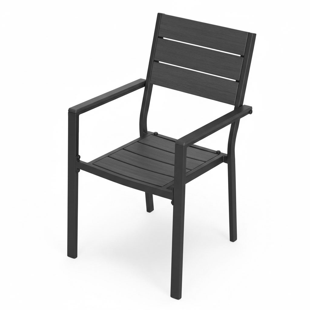 Wygodne podłokietniki i szerokie siedzisko