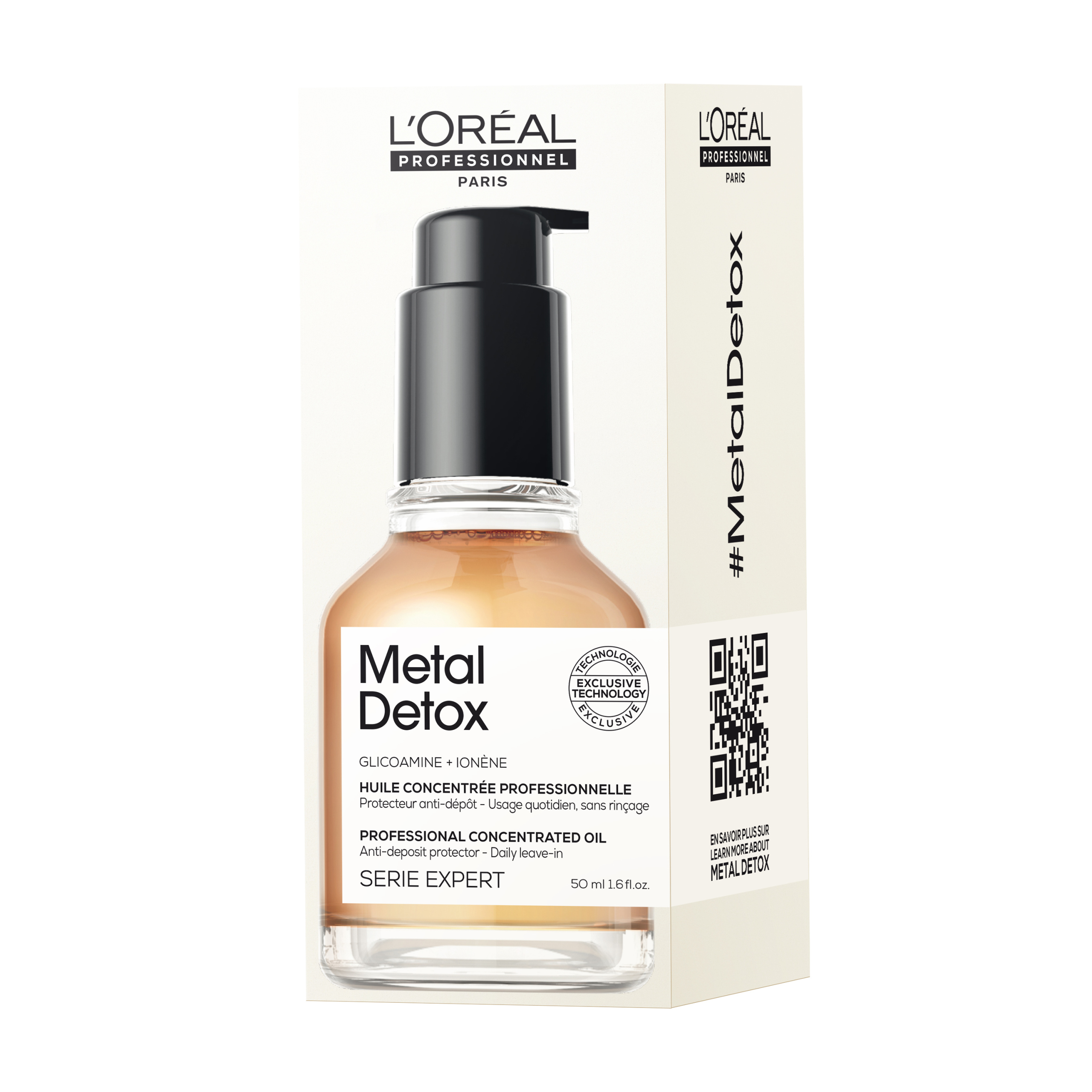 Loreal Professionnel Metal Detox Skoncentrowany olejek do włosów – Ochrona i regeneracja