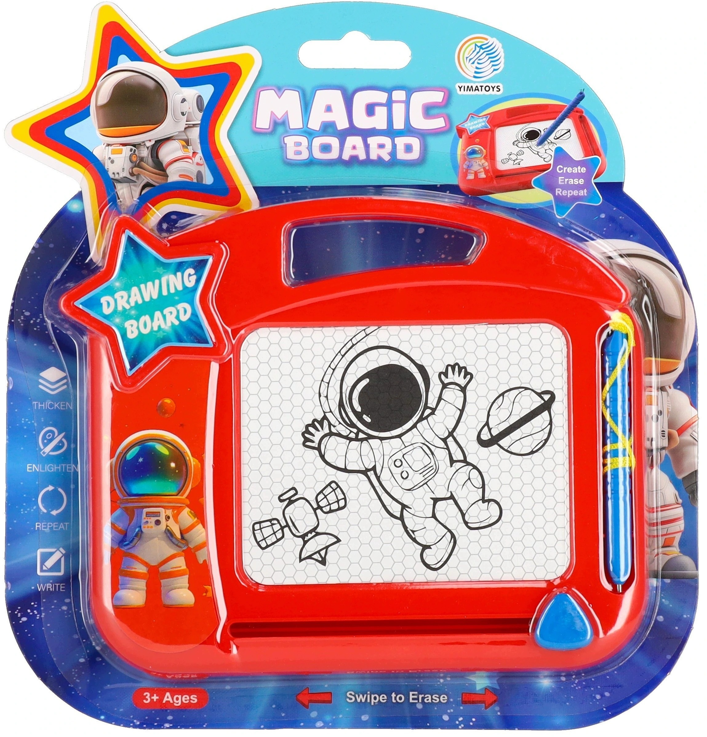 Znikopis Magn 21X22X2 Kosmos MC B/C 96/192 – Kreatywna zabawa dla dzieci