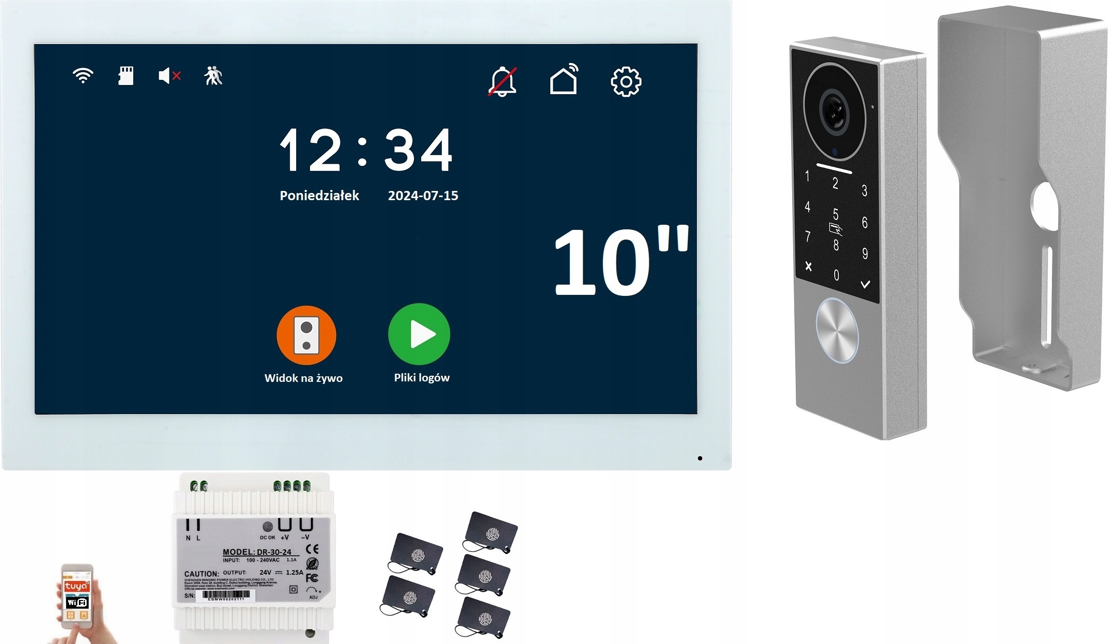 IPS KW07 DIN WIDEODOMOFON – Nowoczesne rozwiązanie dla Twojego domu