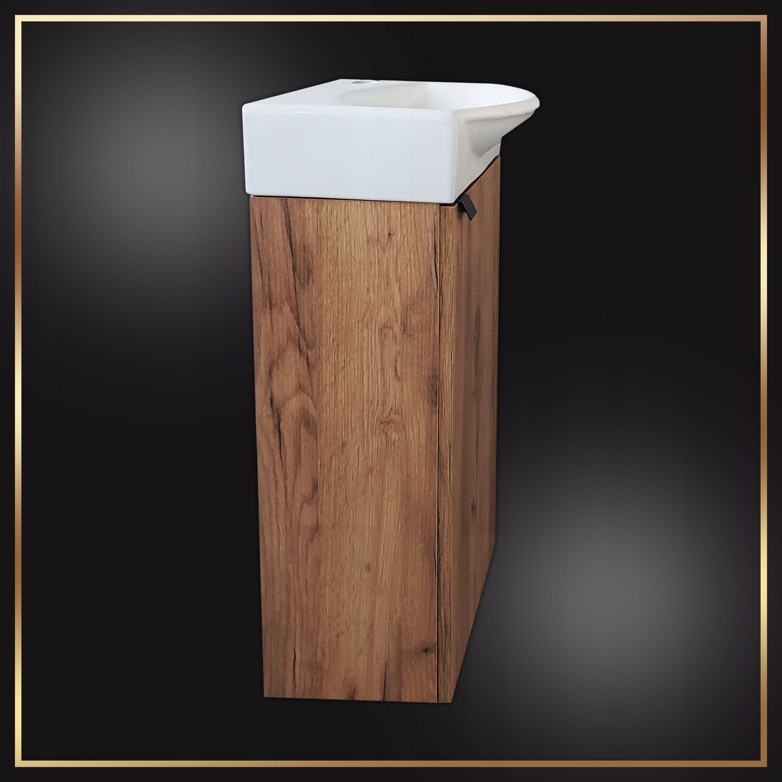 Elegancki design w kolorze złotego dębu