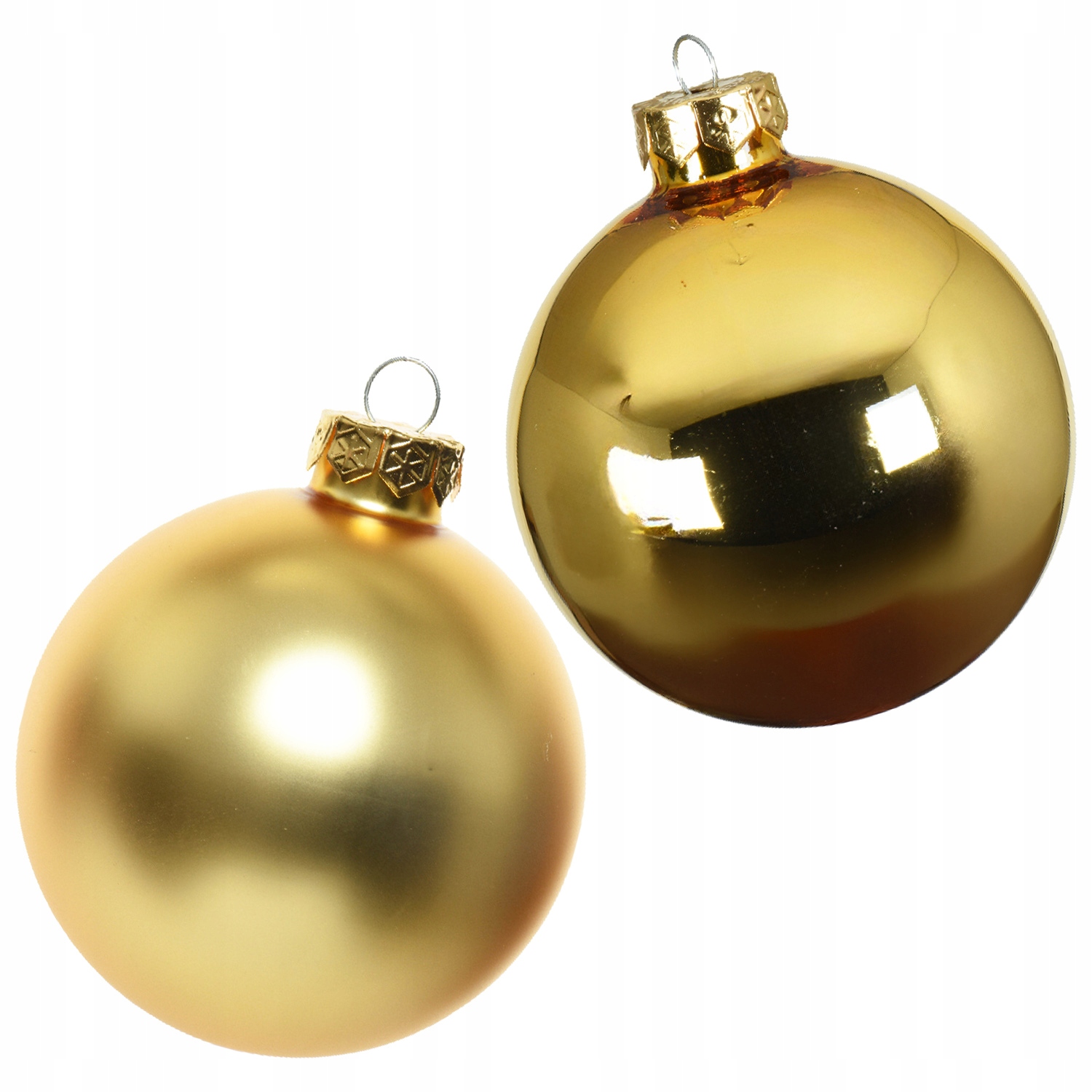 Wyjątkowe wykończenia: błyszczące i matowe bombki