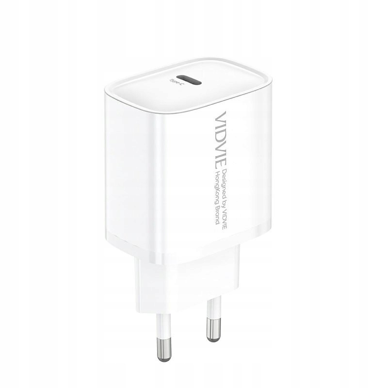 SZYBKA Ładowarka sieciowa VIDVIE USB TYP-C 3A PD 33W KOSTKA DO TELEFONU – Wydajne ładowanie dla Twojego smartfona