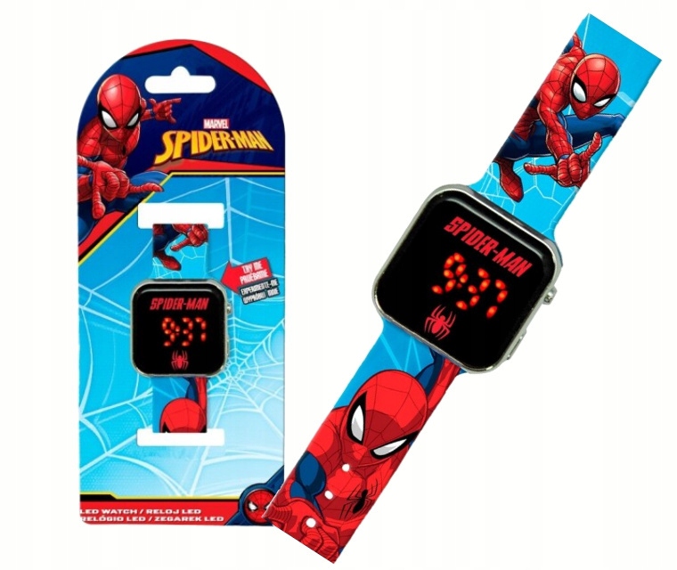 Cyfrowy Zegarek LED Dziecięcy Spiderman SPD4987 – Idealny prezent dla małych superbohaterów