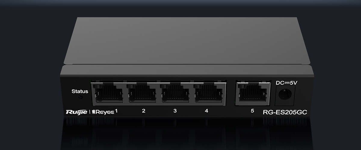 Szybka i stabilna łączność dzięki 5 portom gigabitowym