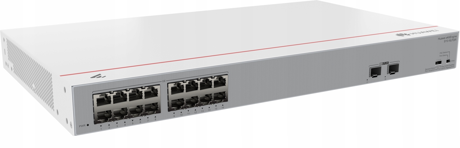 Switch Huawei eKit Switch S110-16LP2SR – Wydajność i niezawodność w sieci