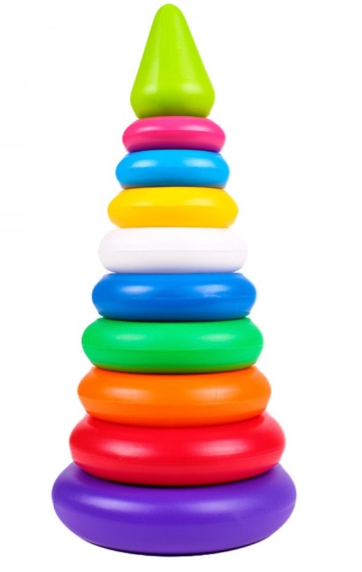 Technok Piramida z kółek TechnoK TEH2360 – Kolorowa zabawa dla najmłodszych