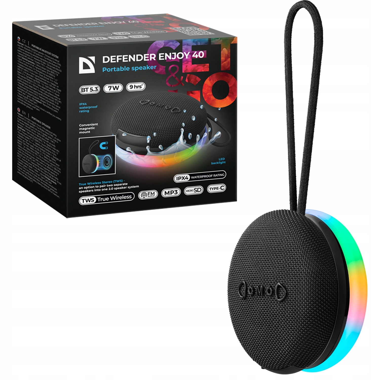 Głośnik Defender Enjoy 40 – Bezprzewodowa jakość dźwięku w kompaktowej formie