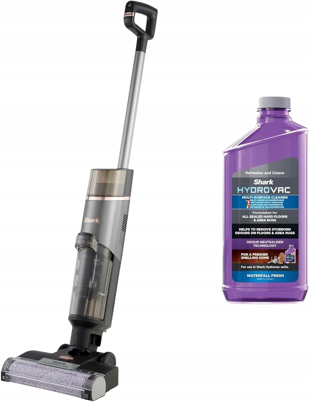 Shark HydroVac WD210EUCP – Bezprzewodowy Odkurzacz 2w1 Myjący z Płynem