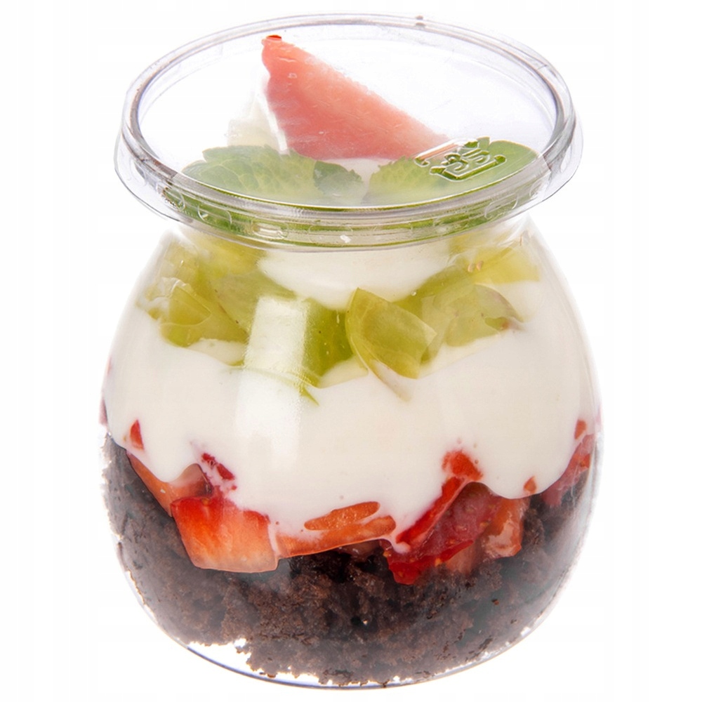 Pucharki z Pokrywkami 160ml – Idealne na Desery i Monoporcje