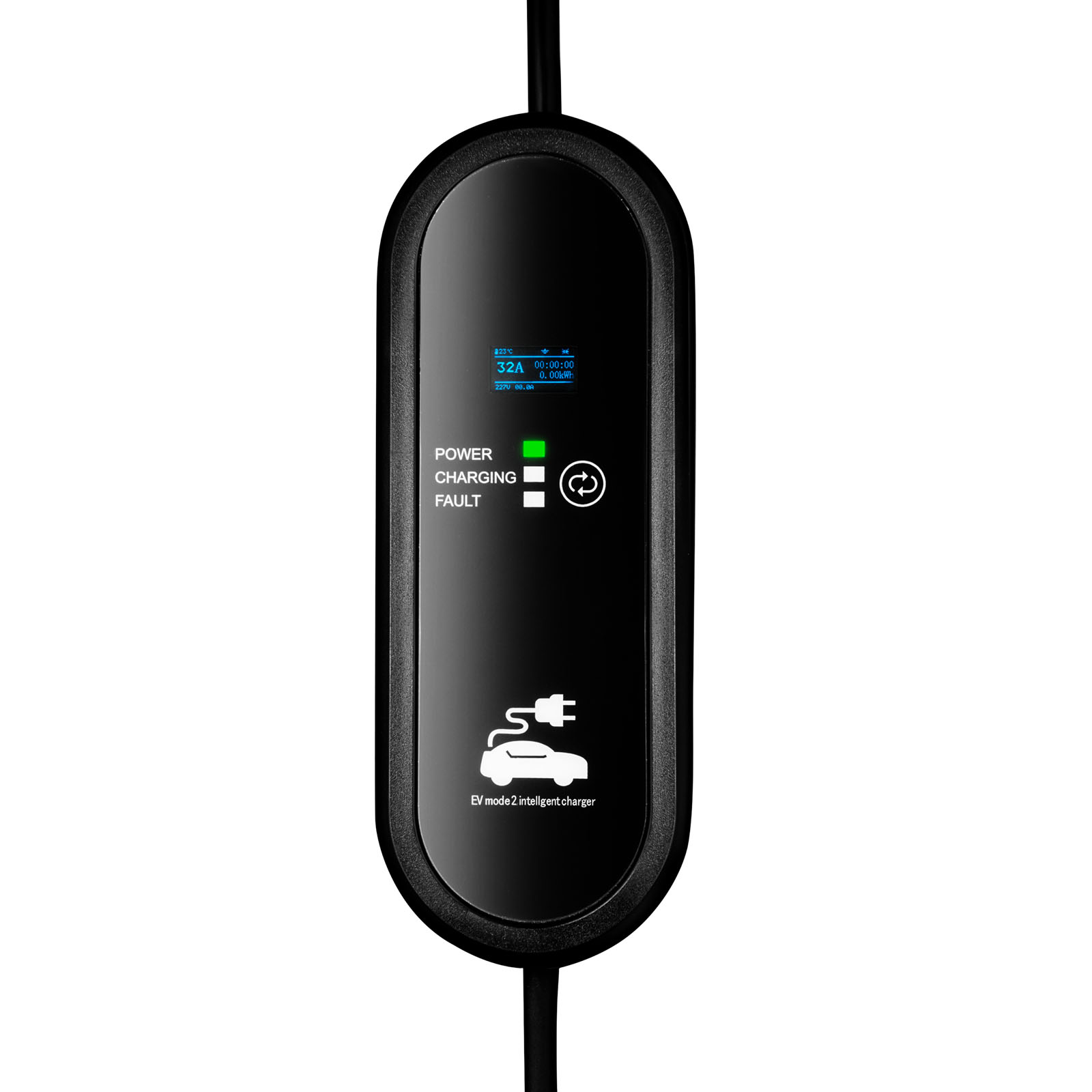 Wbudowany wyświetlacz LCD – Monitoruj parametry ładowania