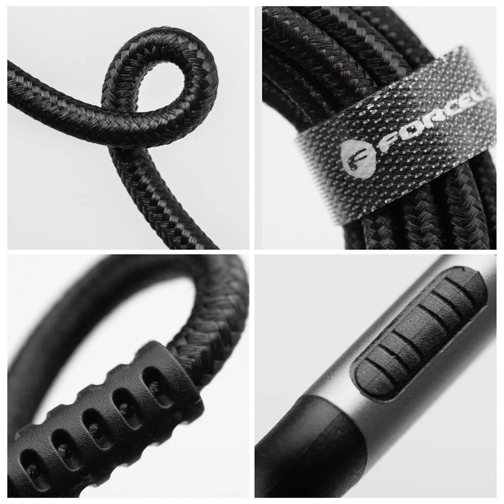 Trwałość i jakość wykonania – Nylonowy oplot i aluminiowe końcówki