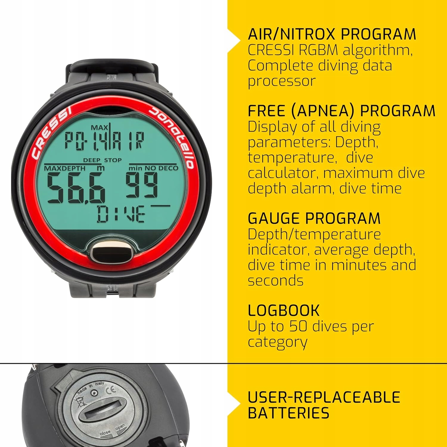 Algorytm Cressi RGBM z funkcją Deep Stop