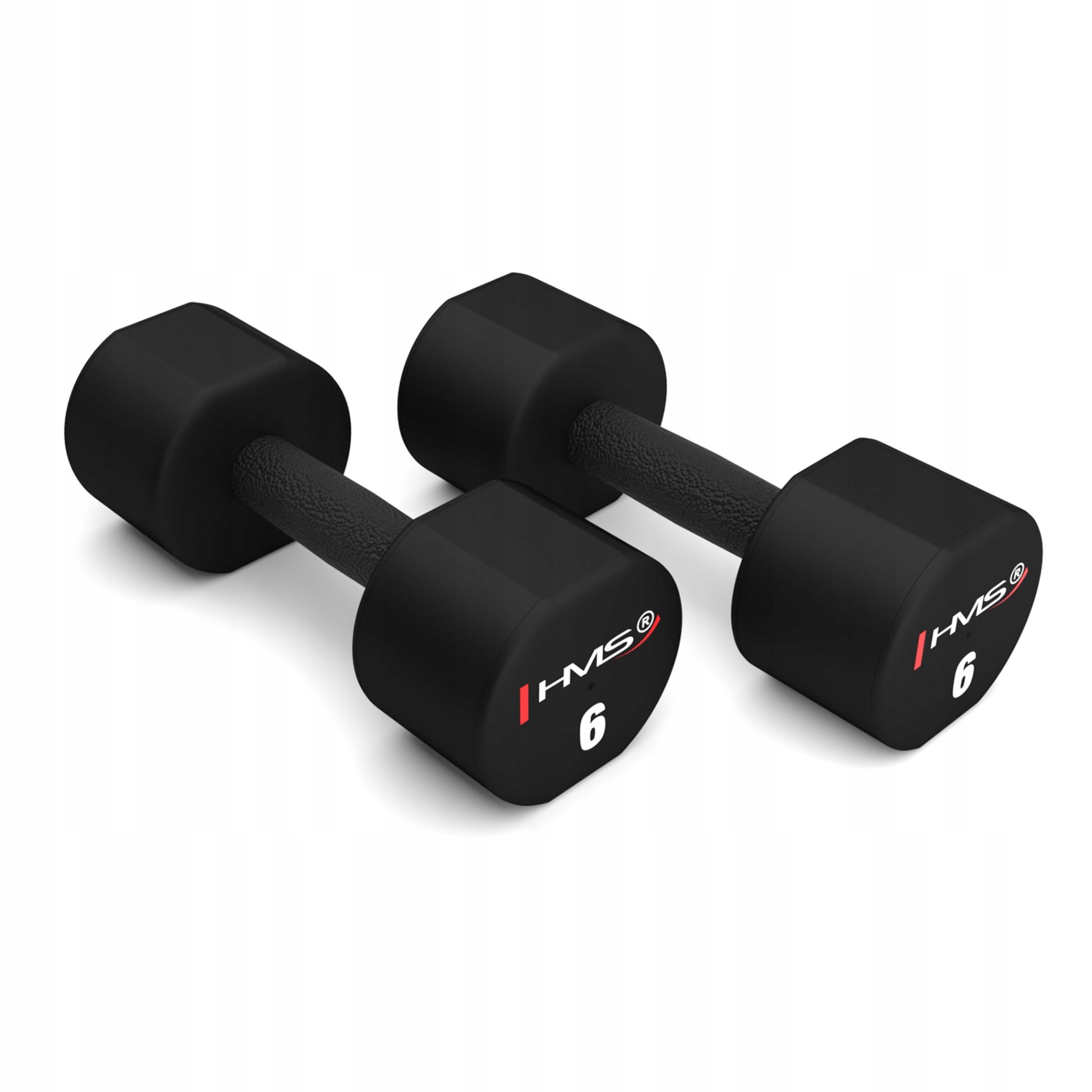 Hantle HPT06 poliuretanowe 2 x 6 kg – Idealne do treningu siłowego