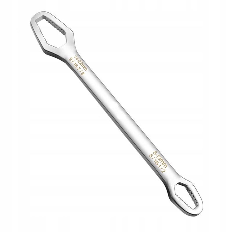 Zastępuje aż 8 innych rodzajów kluczy