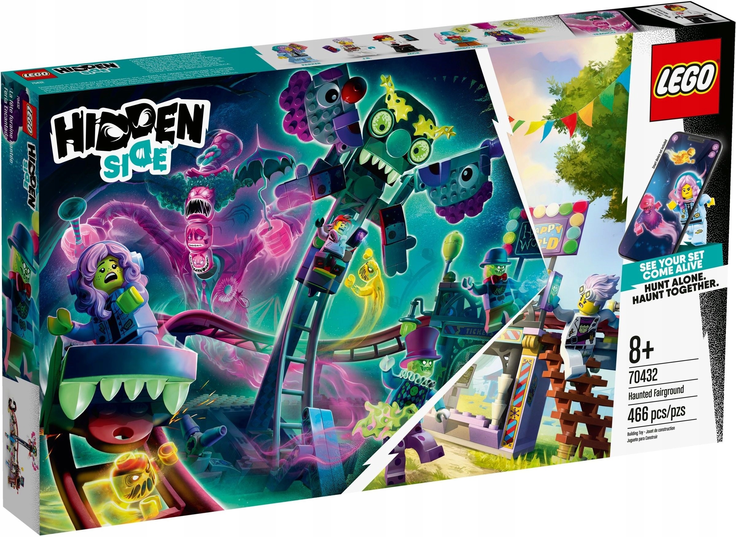 LEGO Hidden Side 70432 – Nawiedzony lunapark – Odkryj świat AR!