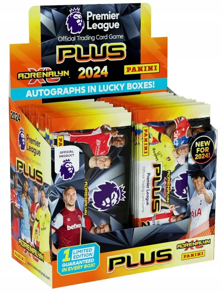 Panini Karty Premiere League 2024 Display 50 saszetek – Rozpocznij swoją przygodę z kolekcjonowaniem