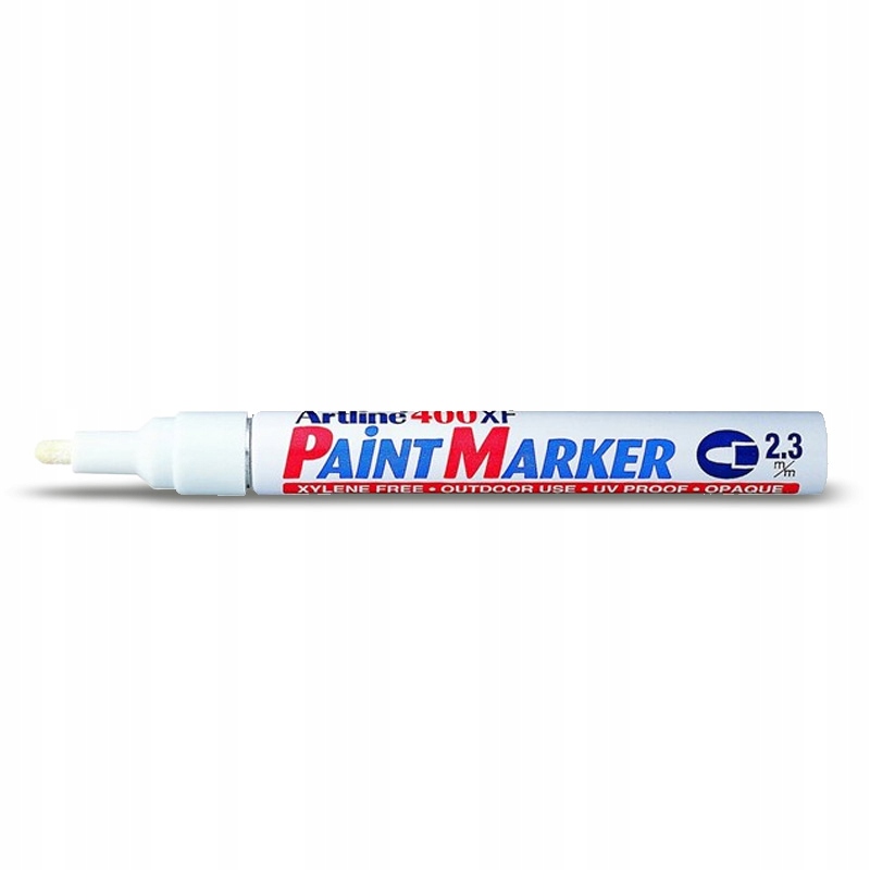 Pisak marker 400XF biały – Idealny do trwałego znakowania