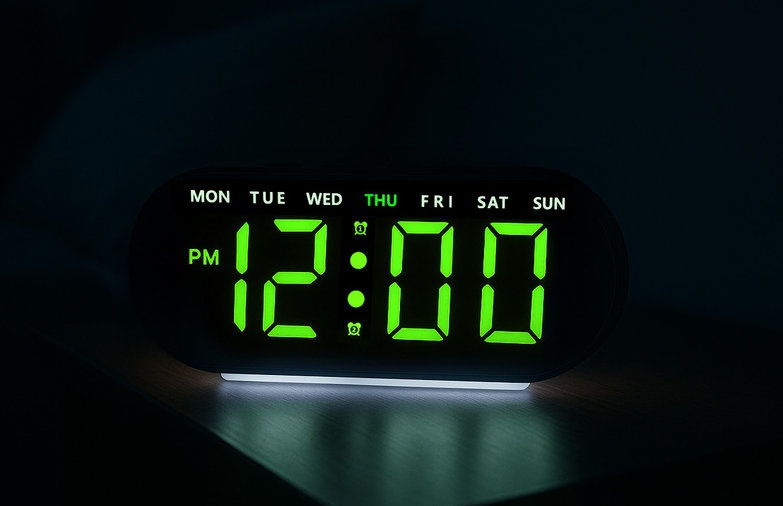 Wyświetlacz LED z zielonymi cyframi – Czytelność i styl