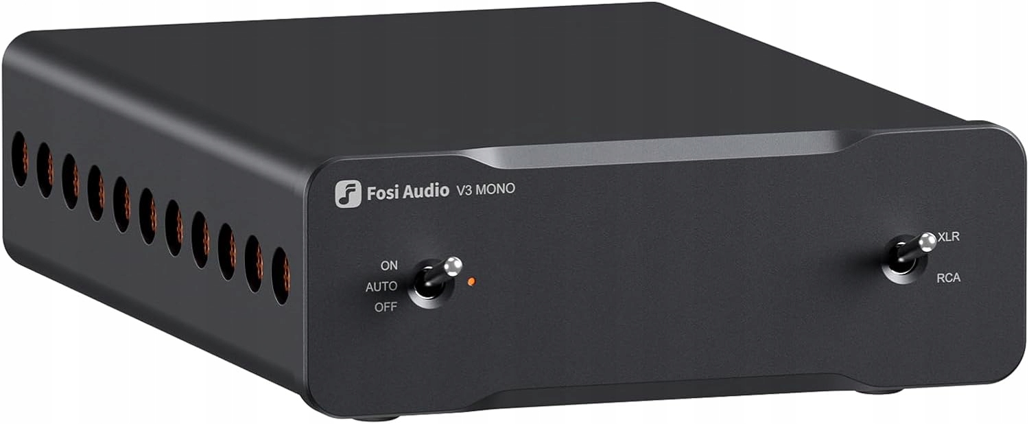 Fosi Audio V3 Mono – Wzmacniacz mocy do głośników pasywnych 240W RCA/XLR